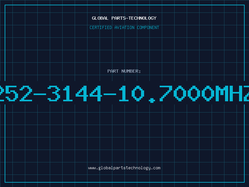 Aviation Part 252-3144-10.7000MHZ
