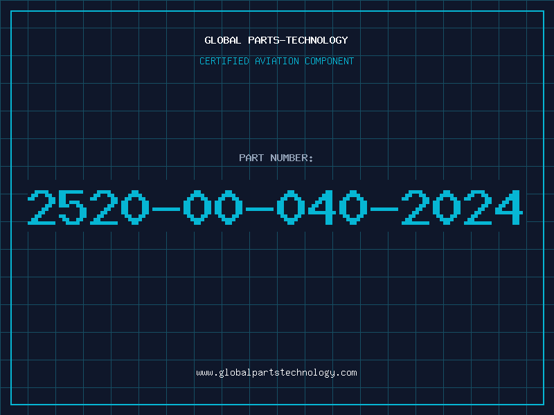 Aviation Part 2520-00-040-2024