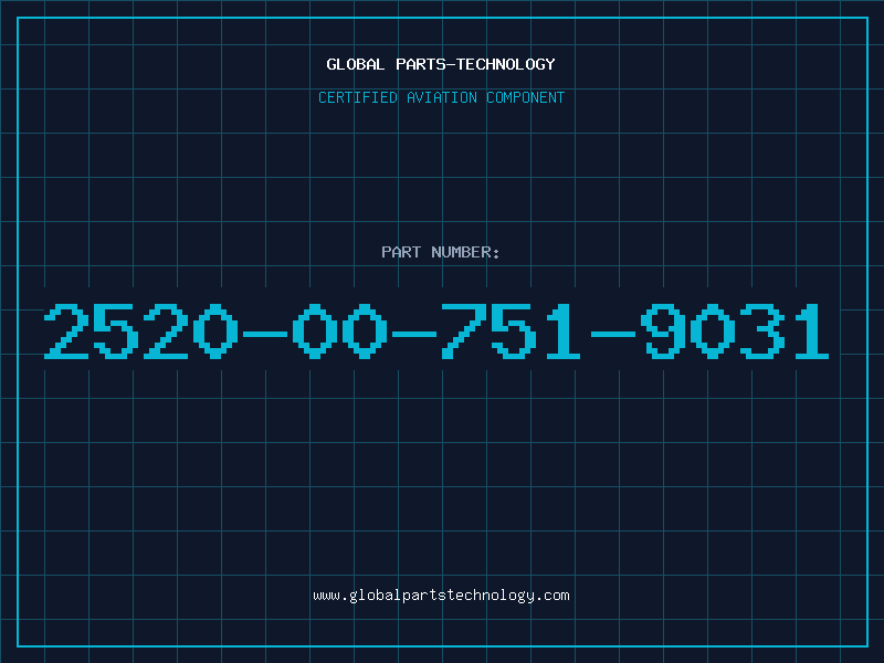 Aviation Part 2520-00-751-9031