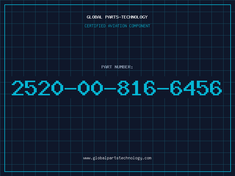 Aviation Part 2520-00-816-6456
