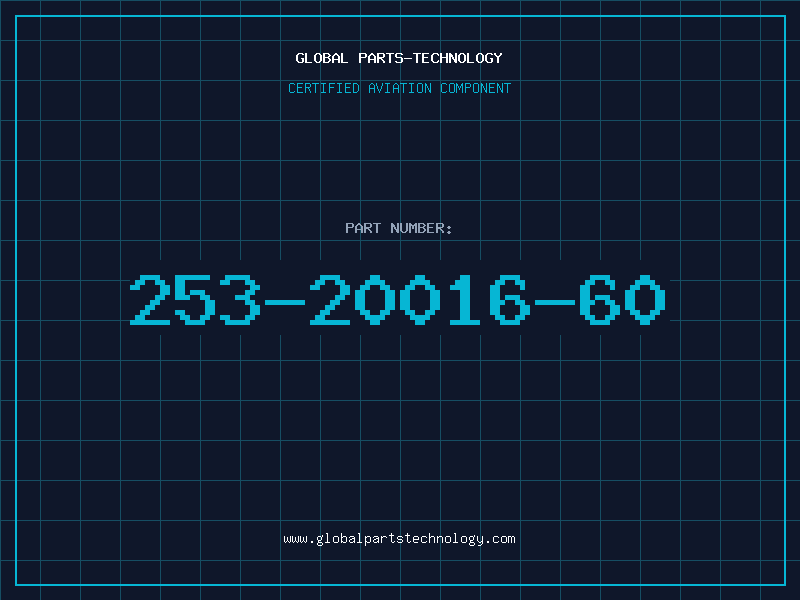 Aviation Part 253-20016-60