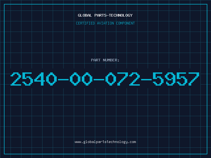 Aviation Part 2540-00-072-5957