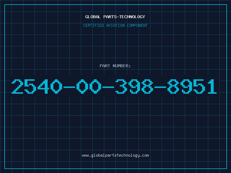 Aviation Part 2540-00-398-8951