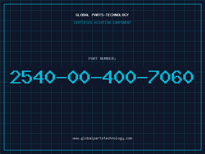 Aviation Part 2540-00-400-7060