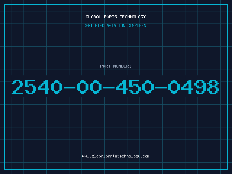 Aviation Part 2540-00-450-0498