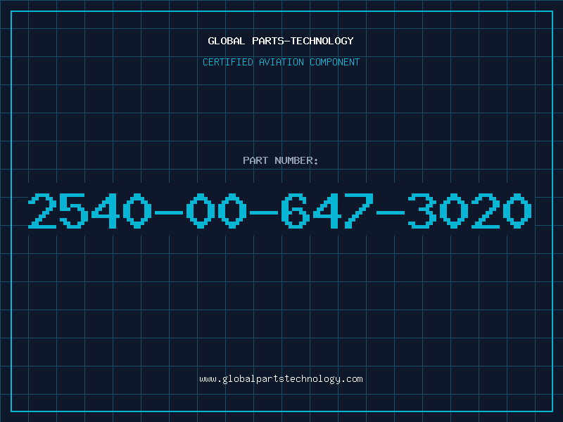 Aviation Part 2540-00-647-3020