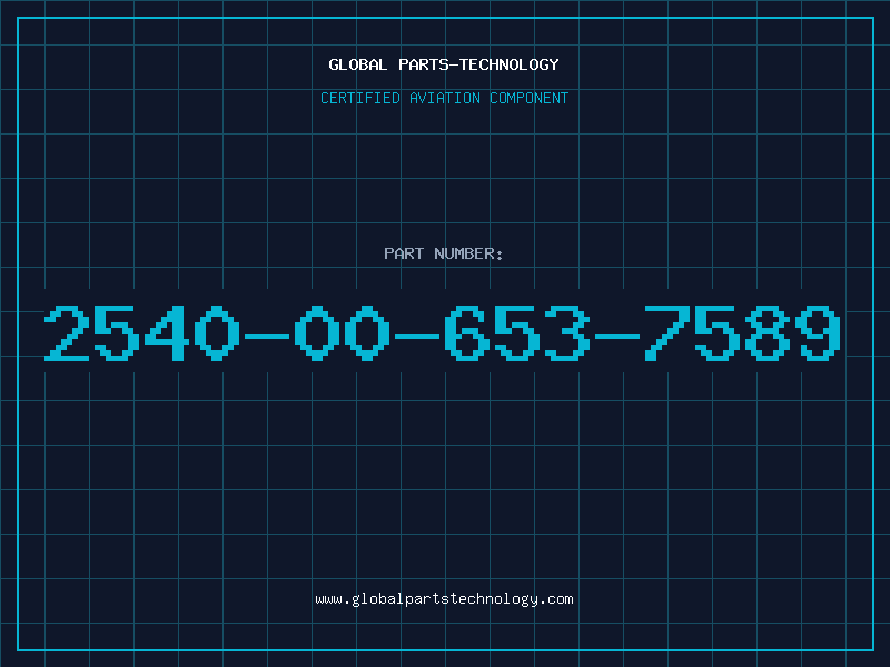 Aviation Part 2540-00-653-7589