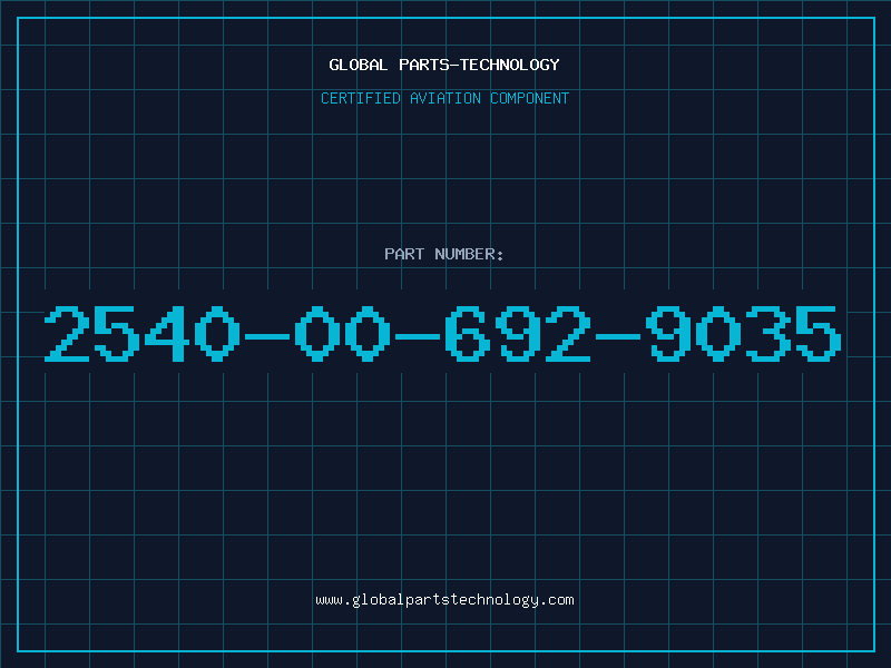 Aviation Part 2540-00-692-9035