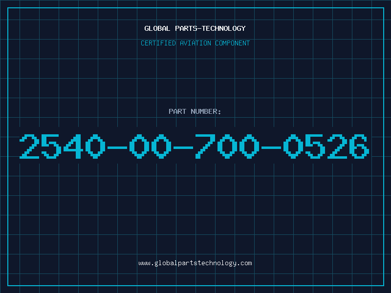 Aviation Part 2540-00-700-0526