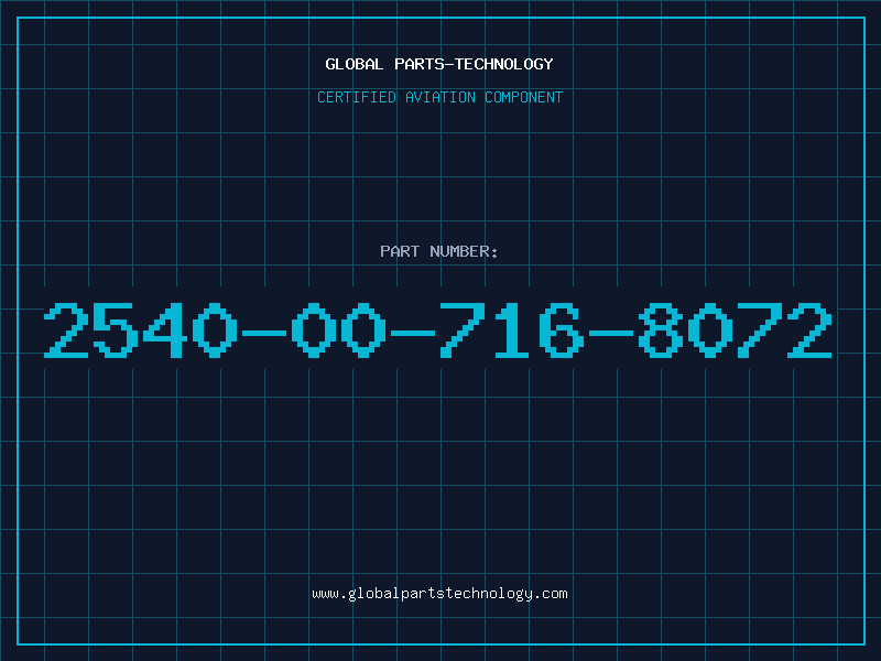 Aviation Part 2540-00-716-8072