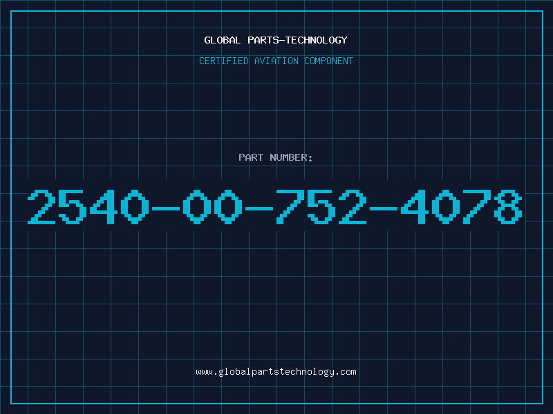 Aviation Part 2540-00-752-4078