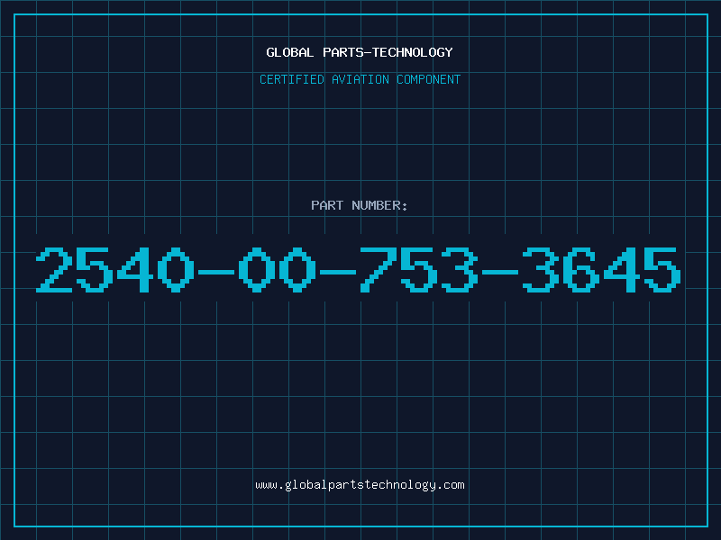 Aviation Part 2540-00-753-3645