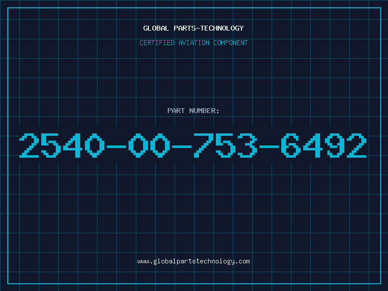 Aviation Part 2540-00-753-6492