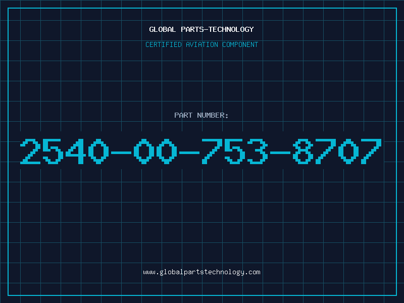 Aviation Part 2540-00-753-8707