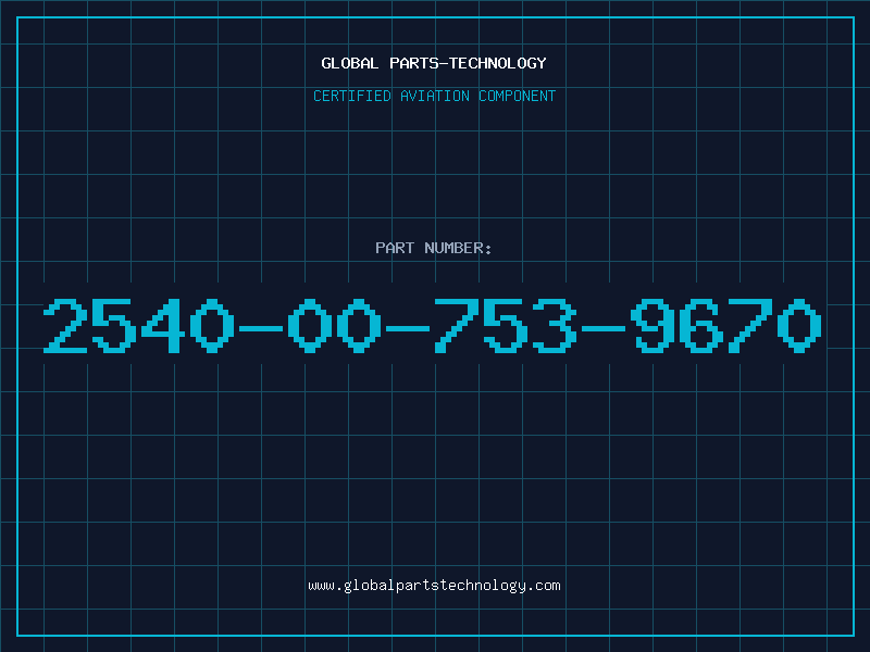 Aviation Part 2540-00-753-9670