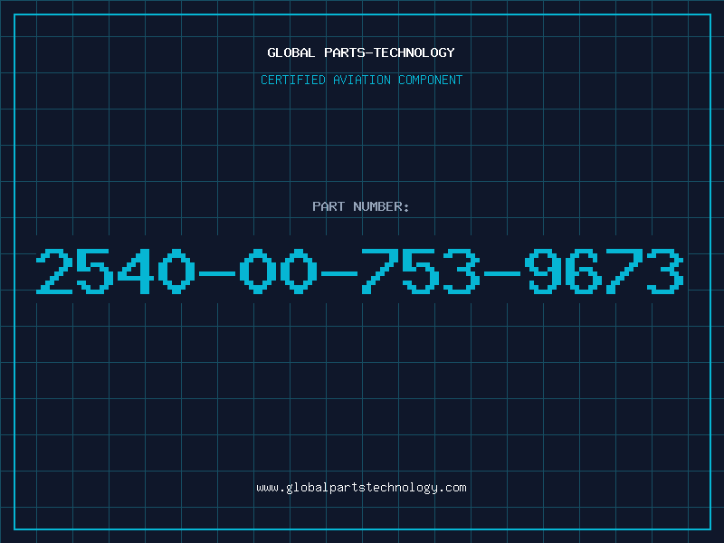 Aviation Part 2540-00-753-9673