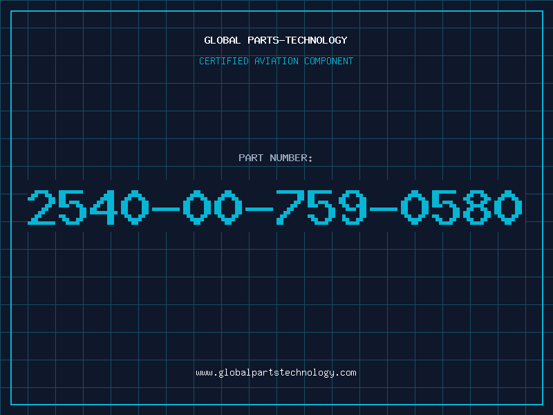 Aviation Part 2540-00-759-0580