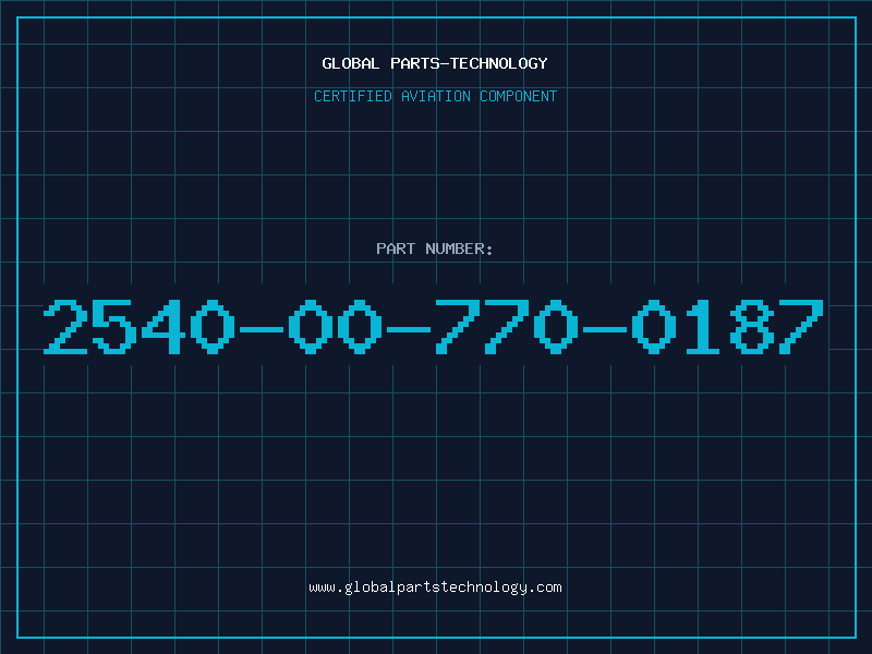 Aviation Part 2540-00-770-0187