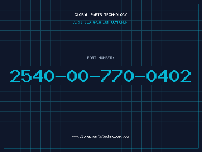 Aviation Part 2540-00-770-0402