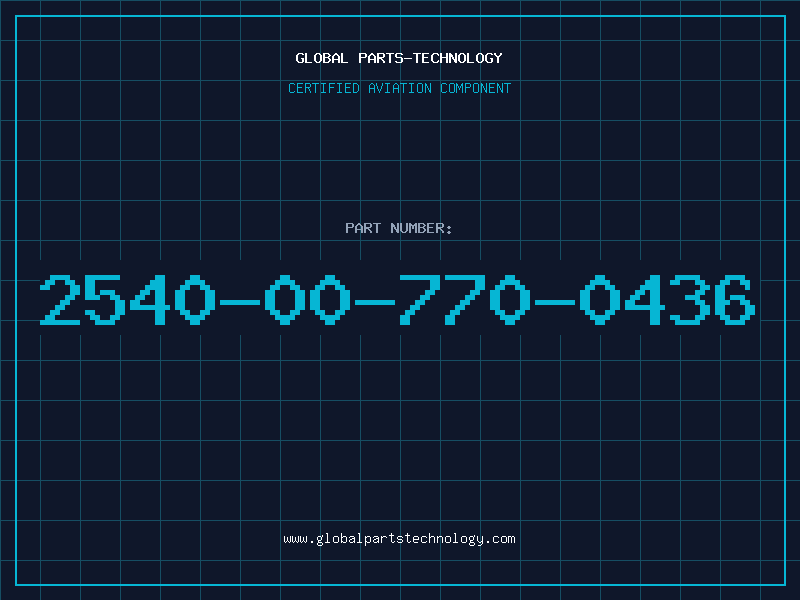Aviation Part 2540-00-770-0436