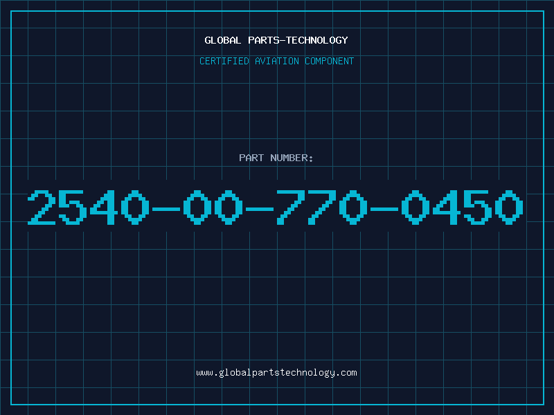 Aviation Part 2540-00-770-0450