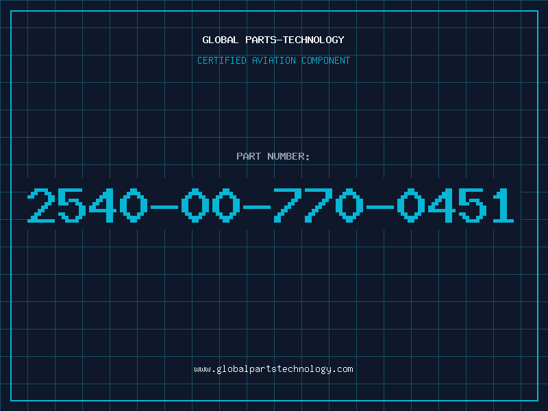Aviation Part 2540-00-770-0451