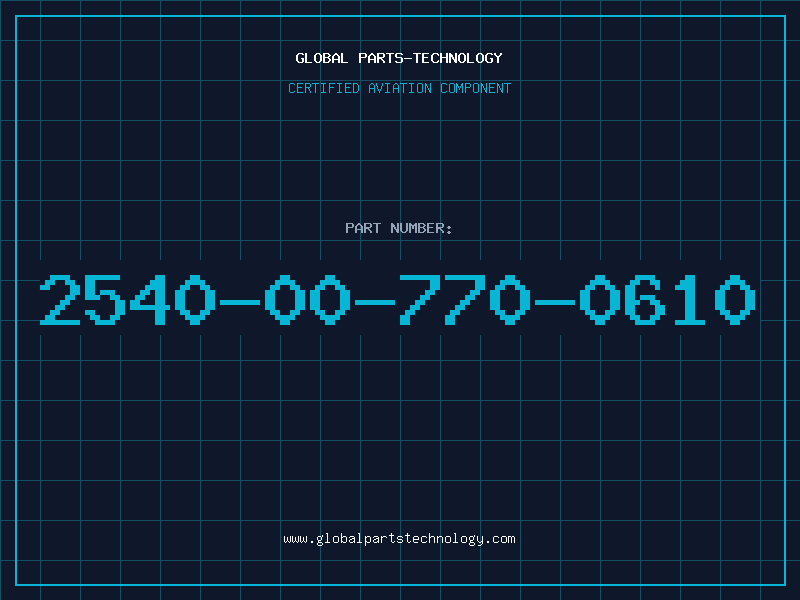 Aviation Part 2540-00-770-0610