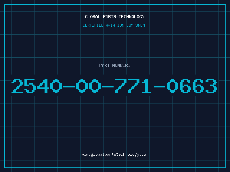 Aviation Part 2540-00-771-0663