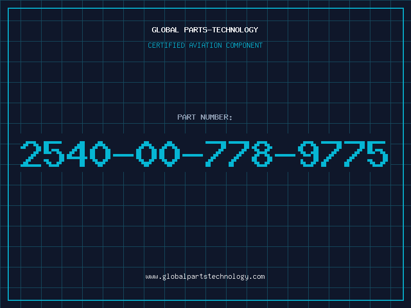 Aviation Part 2540-00-778-9775