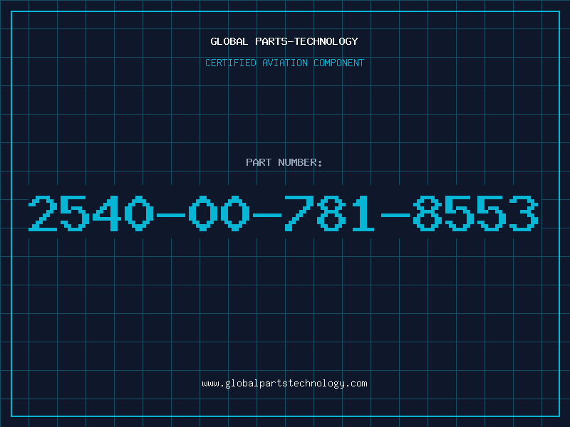 Aviation Part 2540-00-781-8553