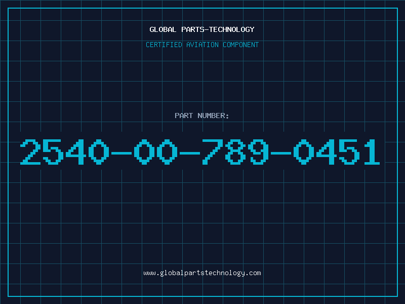 Aviation Part 2540-00-789-0451