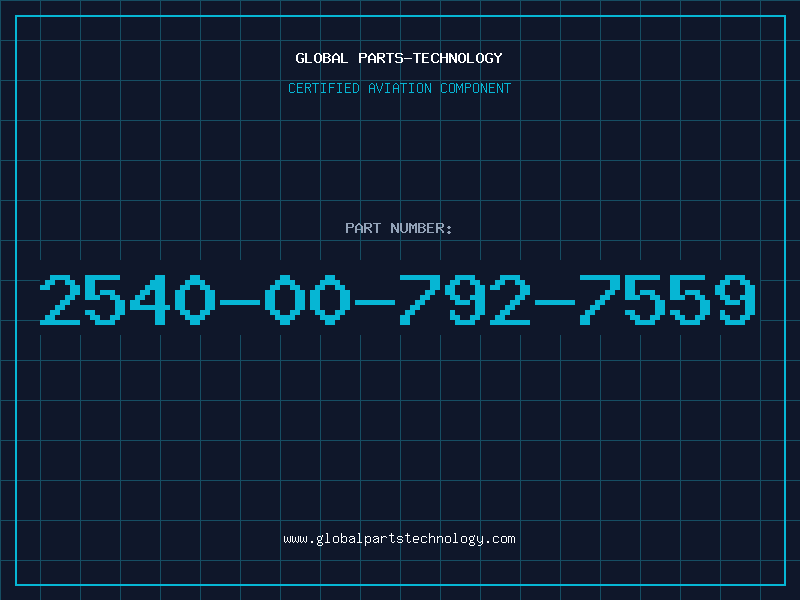 Aviation Part 2540-00-792-7559