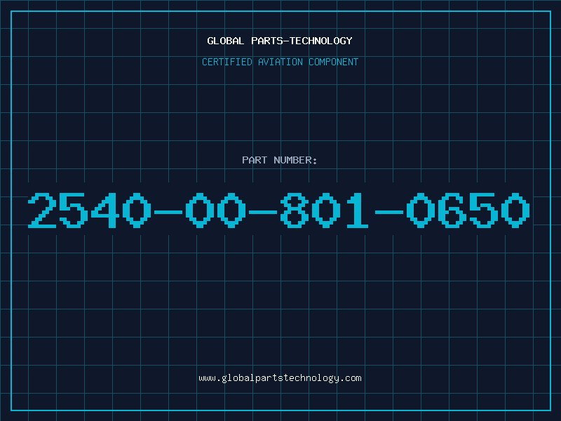 Aviation Part 2540-00-801-0650