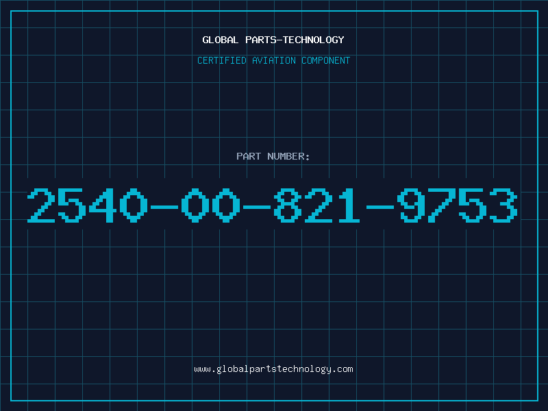 Aviation Part 2540-00-821-9753