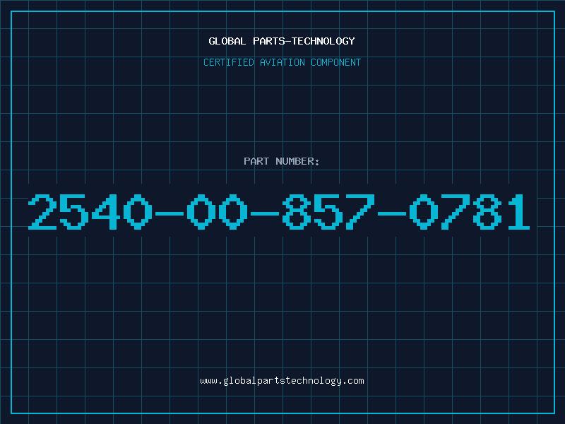 Aviation Part 2540-00-857-0781