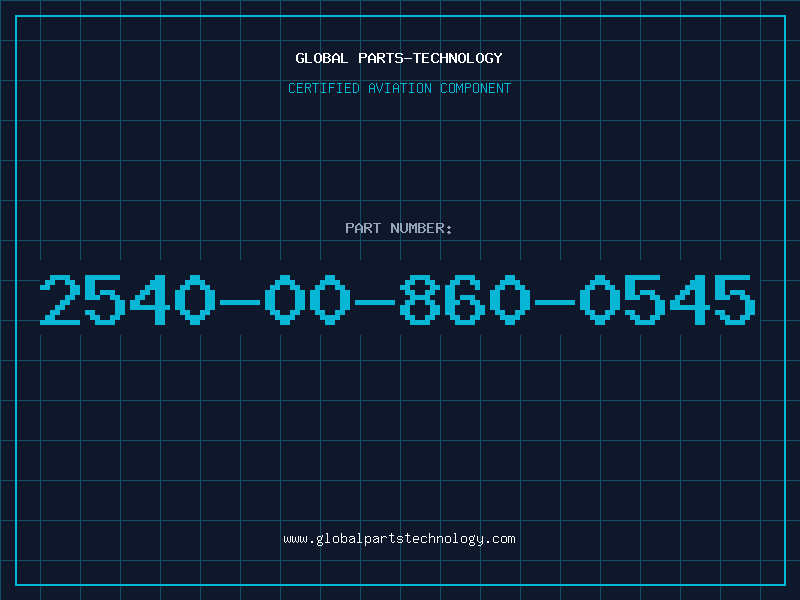 Aviation Part 2540-00-860-0545