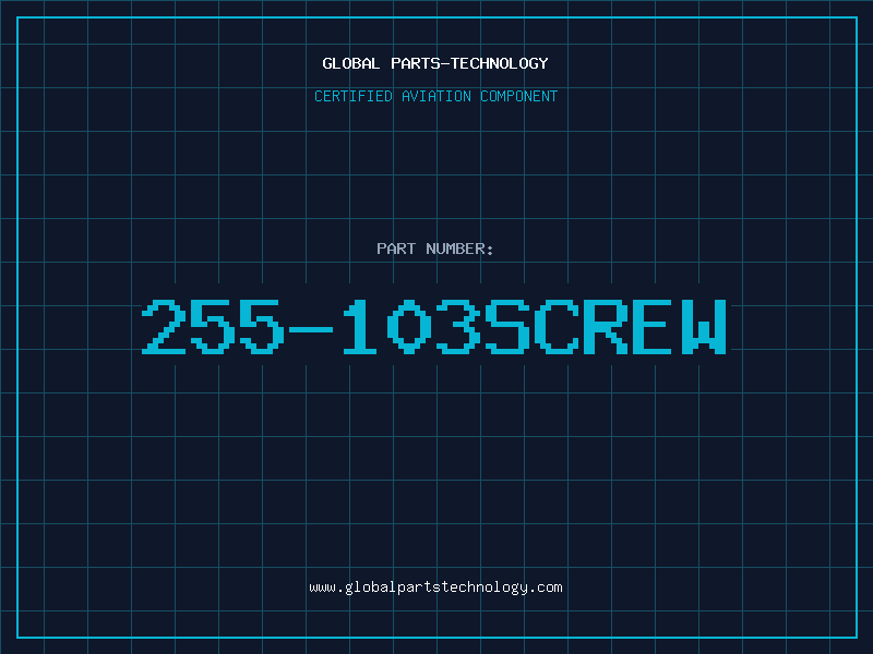 Aviation Part 255-103SCREW