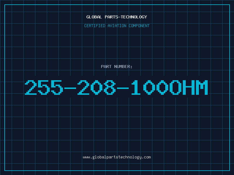 Aviation Part 255-208-100OHM