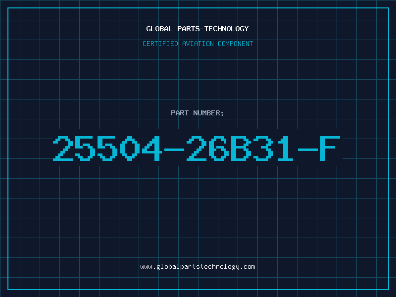 Aviation Part 25504-26B31-F