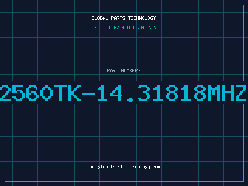 Aviation Part 2560TK-14.31818MHZ