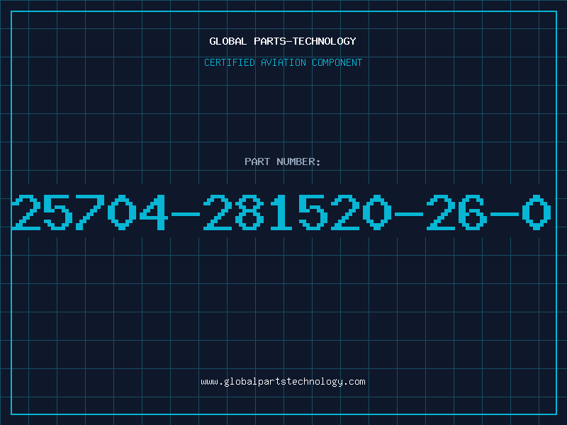 Aviation Part 25704-281520-26-0