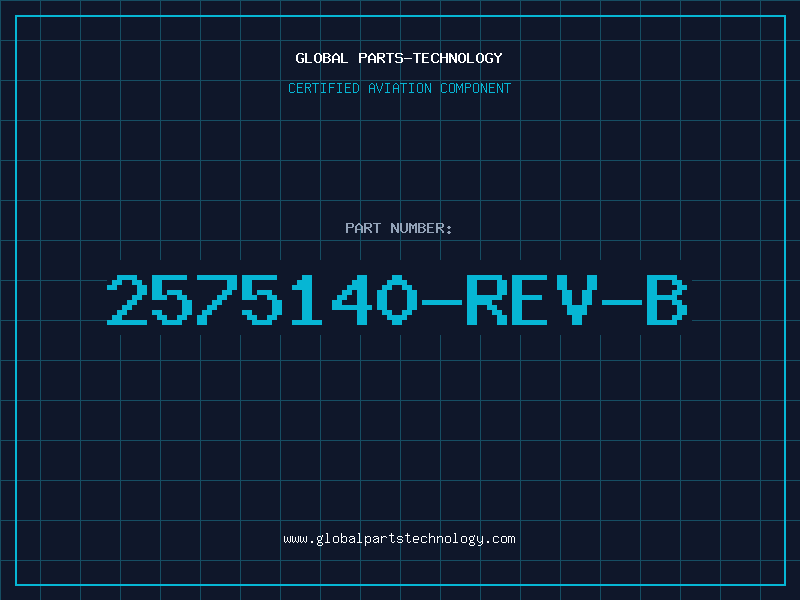 Aviation Part 2575140-REV-B
