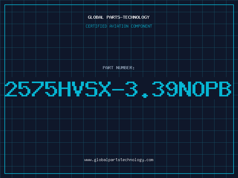 Aviation Part 2575HVSX-3.39NOPB
