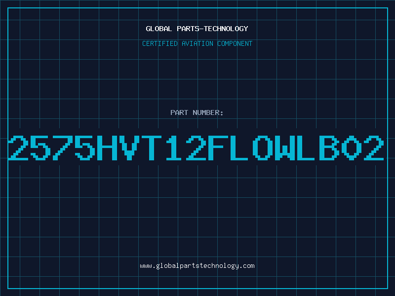 Aviation Part 2575HVT12FLOWLB02