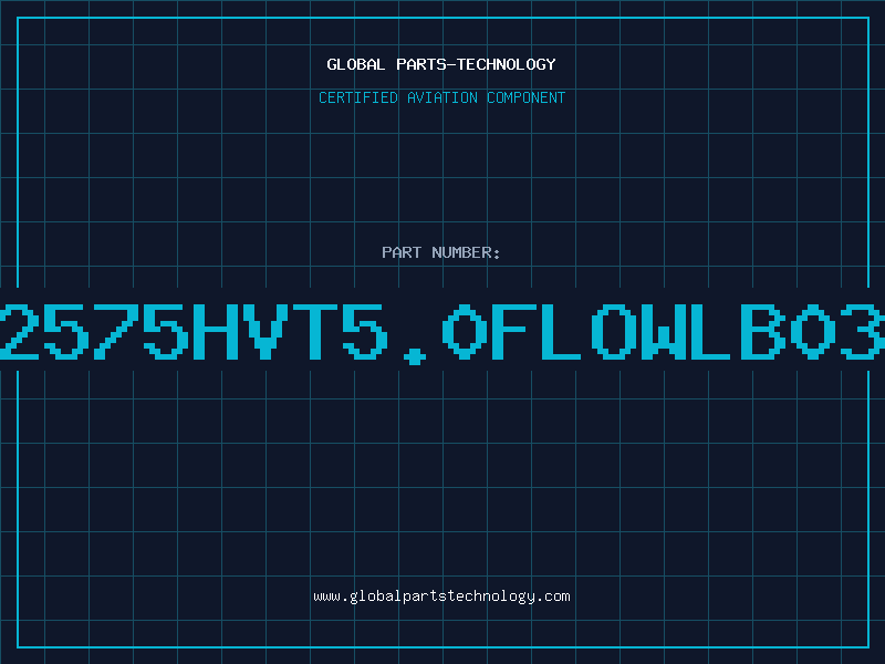 Aviation Part 2575HVT5.0FLOWLB03