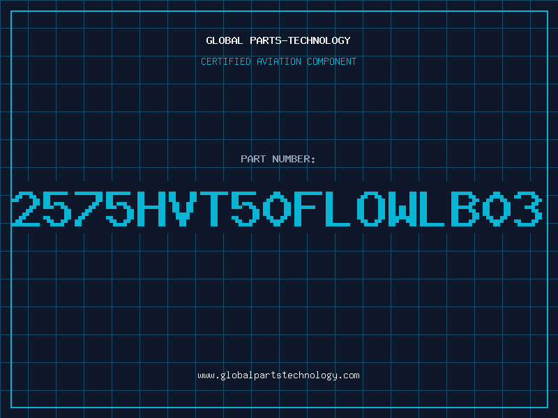 Aviation Part 2575HVT50FLOWLB03