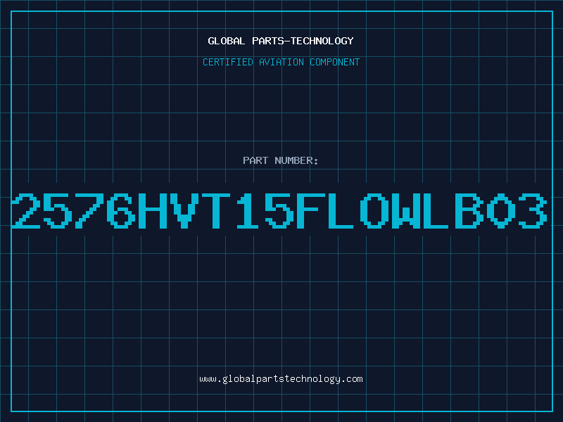 Aviation Part 2576HVT15FLOWLB03