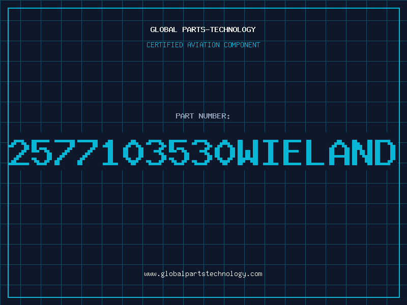 Aviation Part 2577103530WIELAND