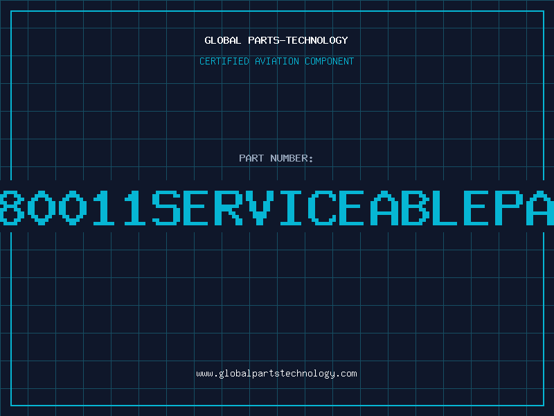 Aviation Part 2580011serviceablepart