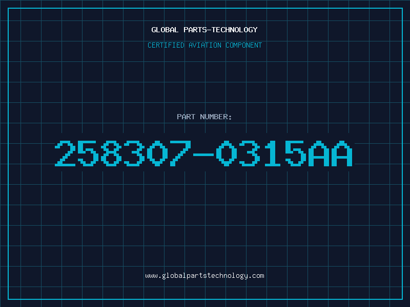 Aviation Part 258307-0315AA